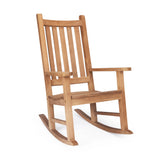 Classic Teak Outdoor Rocking Chair - Teak Warehouse