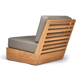 Kuba Teak Armless Outdoor Club Chair - Teak Warehouse