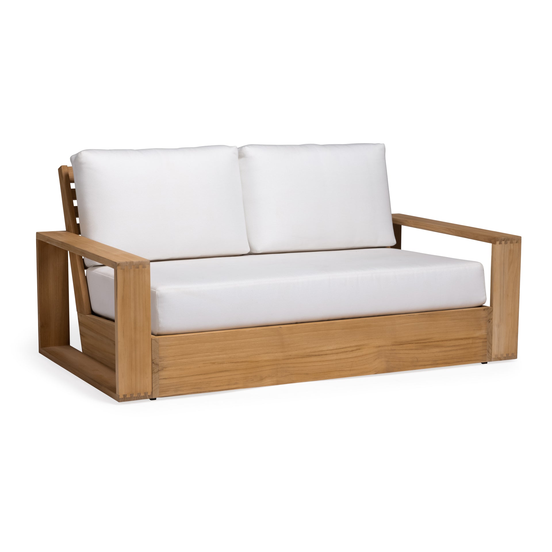 Kuba Teak Outdoor Loveseat