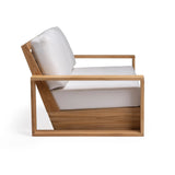 Kuba Teak Outdoor Loveseat Teak Warehouse