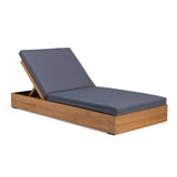 Kuba Teak Outdoor Sun Lounger Teak Warehouse