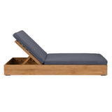 Kuba Teak Outdoor Sun Lounger Teak Warehouse