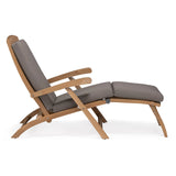 Nautical Teak Outdoor Folding Steamer Chair Teak Warehouse