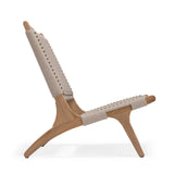 Tokio Teak Outdoor Relaxing Chair (Cream) - Teak Warehouse