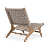 Tokio Teak Outdoor Relaxing Chair (Cream) - Teak Warehouse