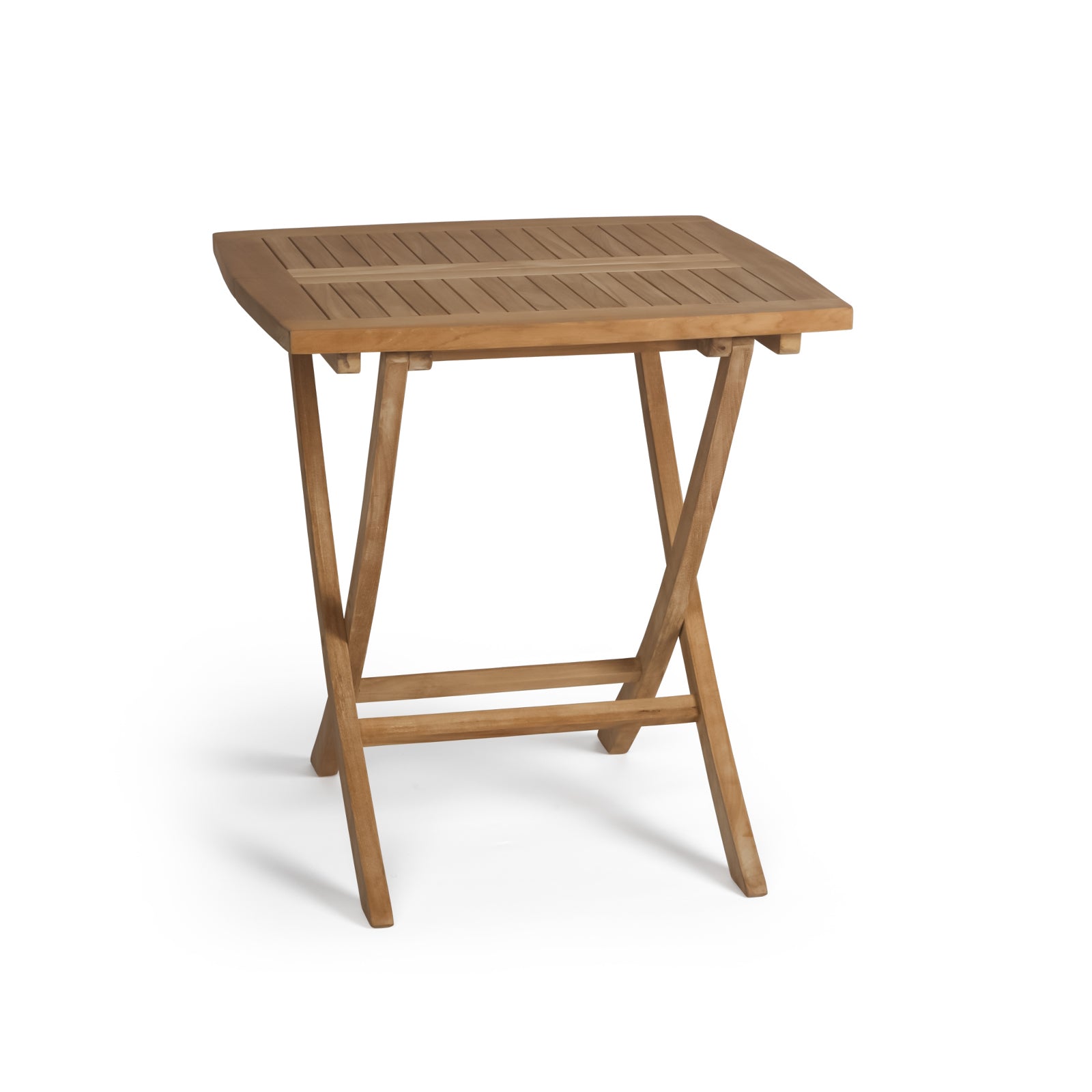 Square Teak Folding Bag Table (Dining)