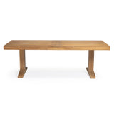 Savannah 94" teak outdoor dining table