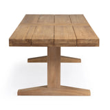 Savannah teak outdoor dining table 94 inches