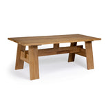 94-inch Bradford teak outdoor dining table