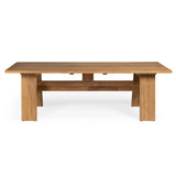 Bradford 118" teak outdoor dining table