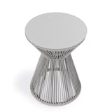Zepher Aluminium Rope and Accent Table - Teak Warehouse