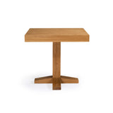Savannah teak outdoor square bistro table