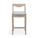 Athena Weathered Teak Outdoor Counter Stool Teak Warehouse