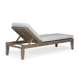 Juliet Weathered Teak Outdoor Sun Lounger Teak Warehouse