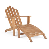 Adirondack Teak Outdoor Foot Stool Teak Warehouse