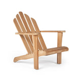 Adirondack Teak Outdoor Relaxing Chair showcasing premium A-grade teak craftsmanship and classic Adirondack design.