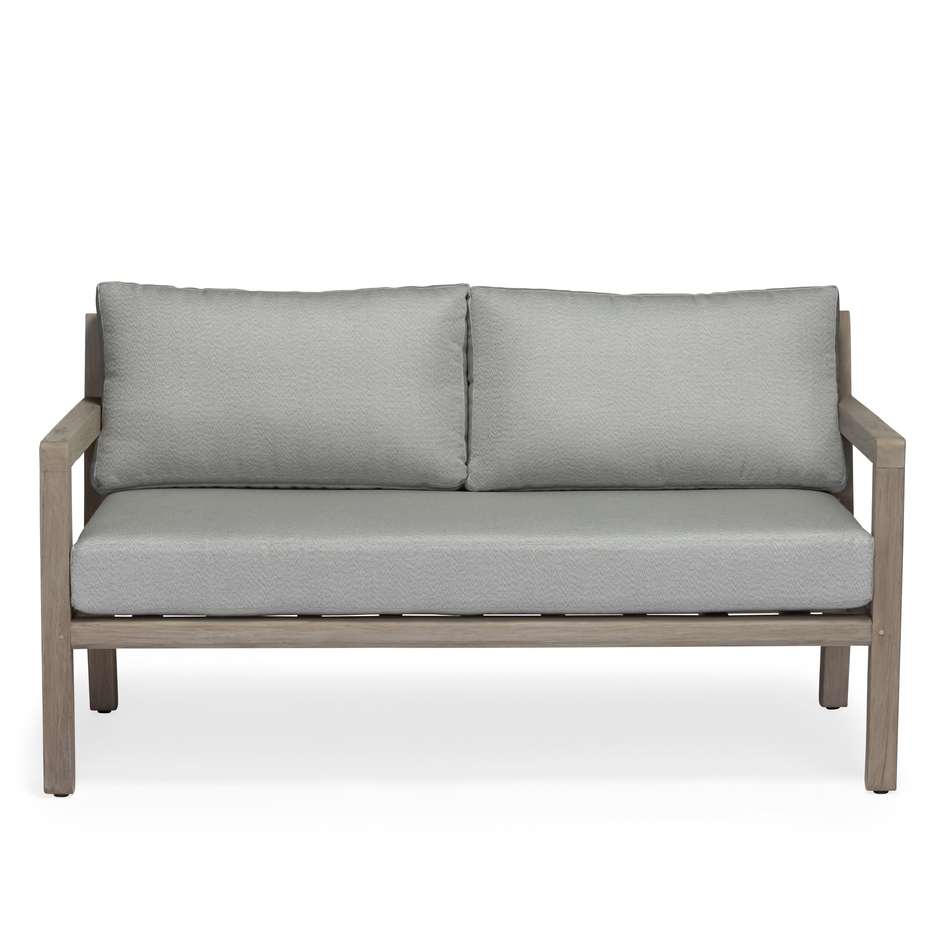 Juliet Weathered Teak Outdoor Loveseat