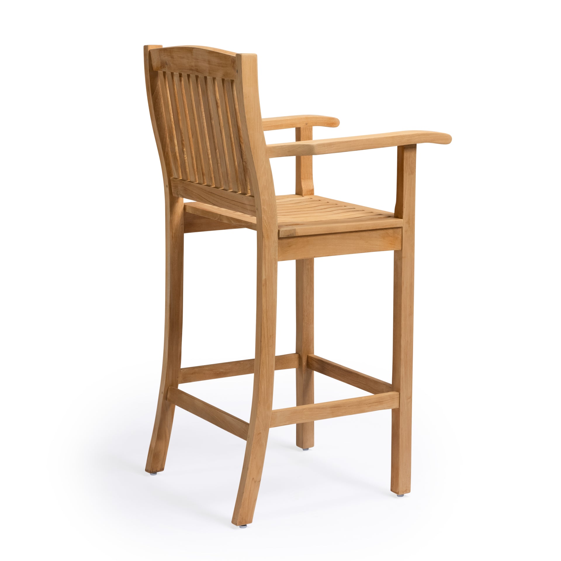 Verona Teak Arm Bar Stool