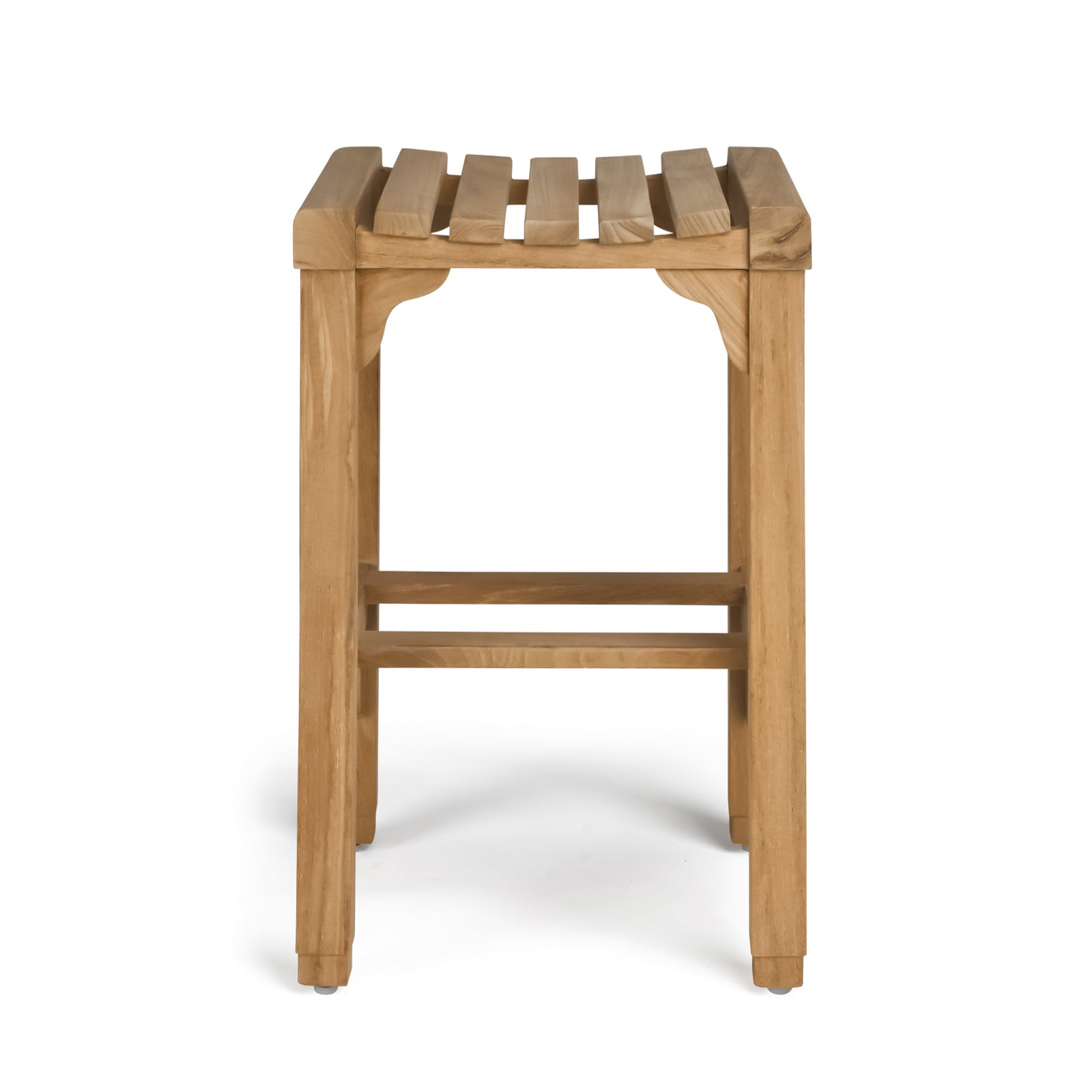 Classic Teak Bar Stool Elegant Outdoor Seating Solution Teak