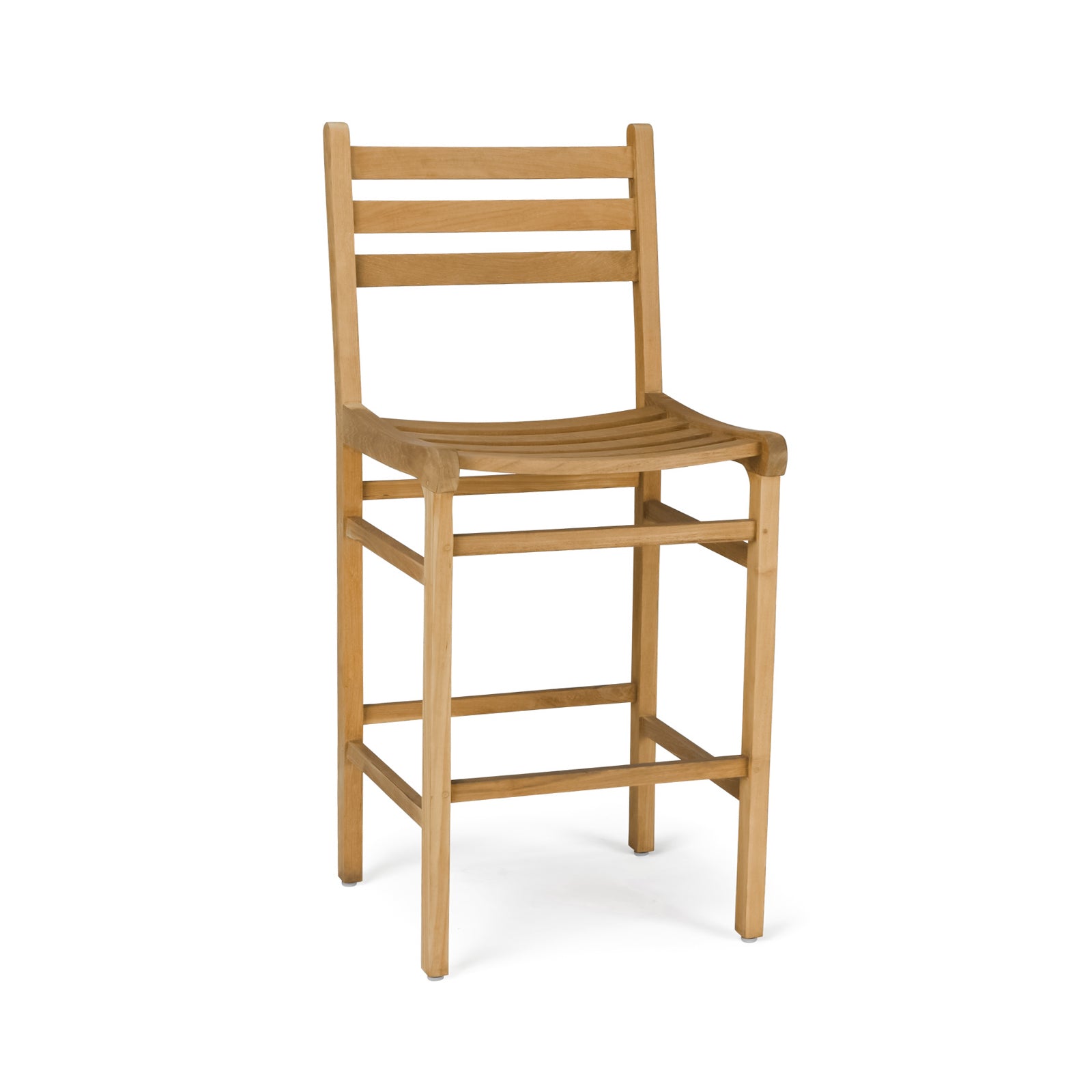 Pager Teak Outdoor Bar Stool