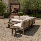 Palermo Reclaimed Teak Outdoor Sectional Center Teak Warehouse