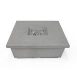 Concrete Square Fire Pit (Grey) Teak Warehouse