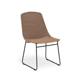 Georgia Wicker Outdoor Dining Side Chair (Honey) Teak Warehouse