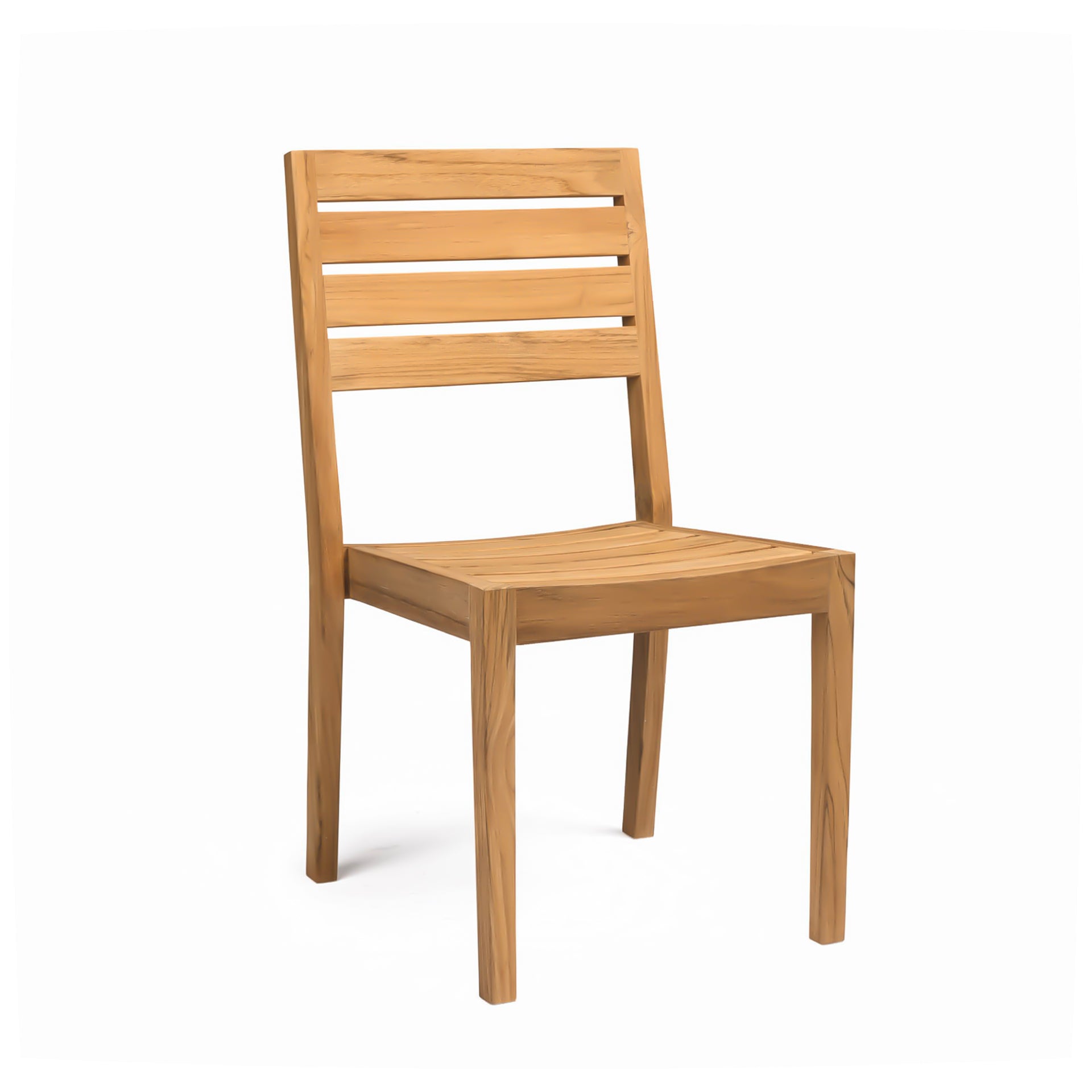 Fiesta Teak Outdoor Stacking Dining Side Chair