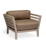 Romeo Weathered Teak Outdoor Club Chair Teak Warehouse