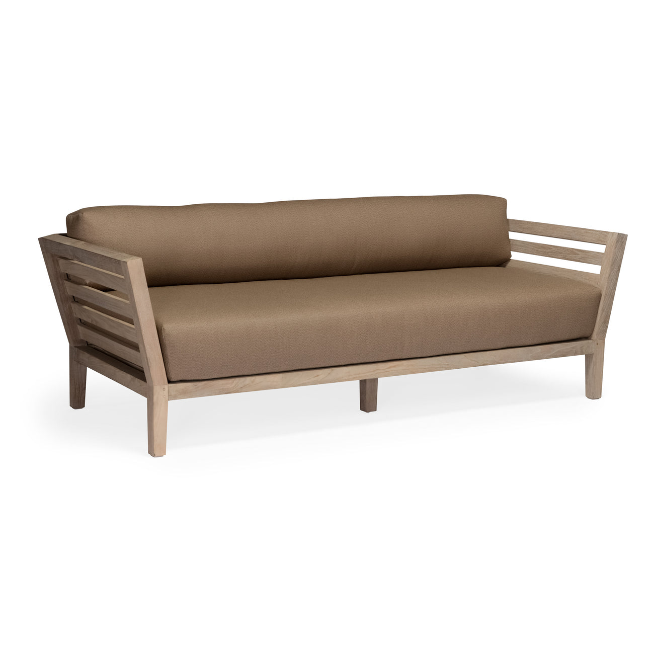 Romeo Weathered Teak Outdoor Sofa