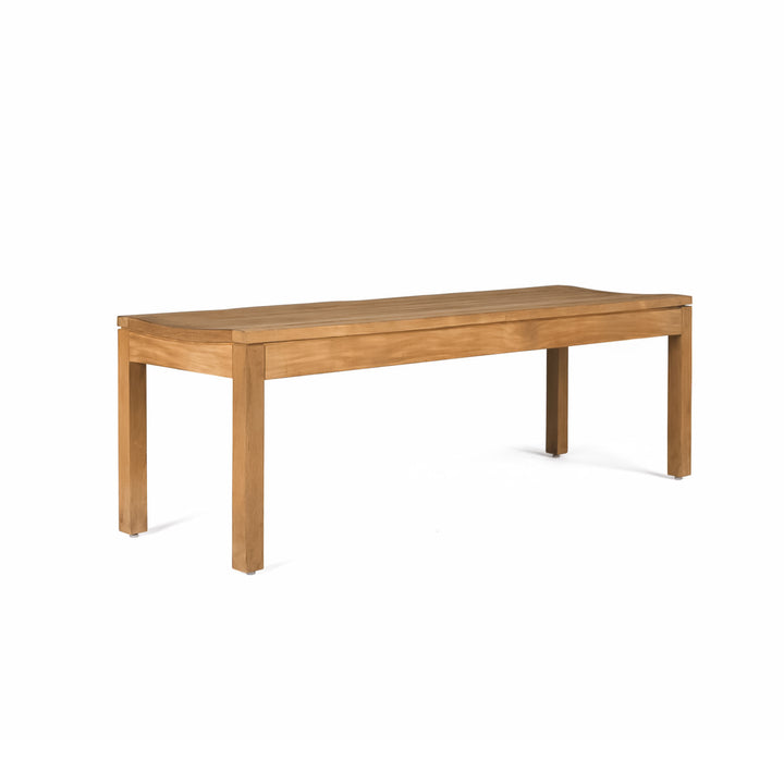 55-inch Toscana teak backless outdoor bench