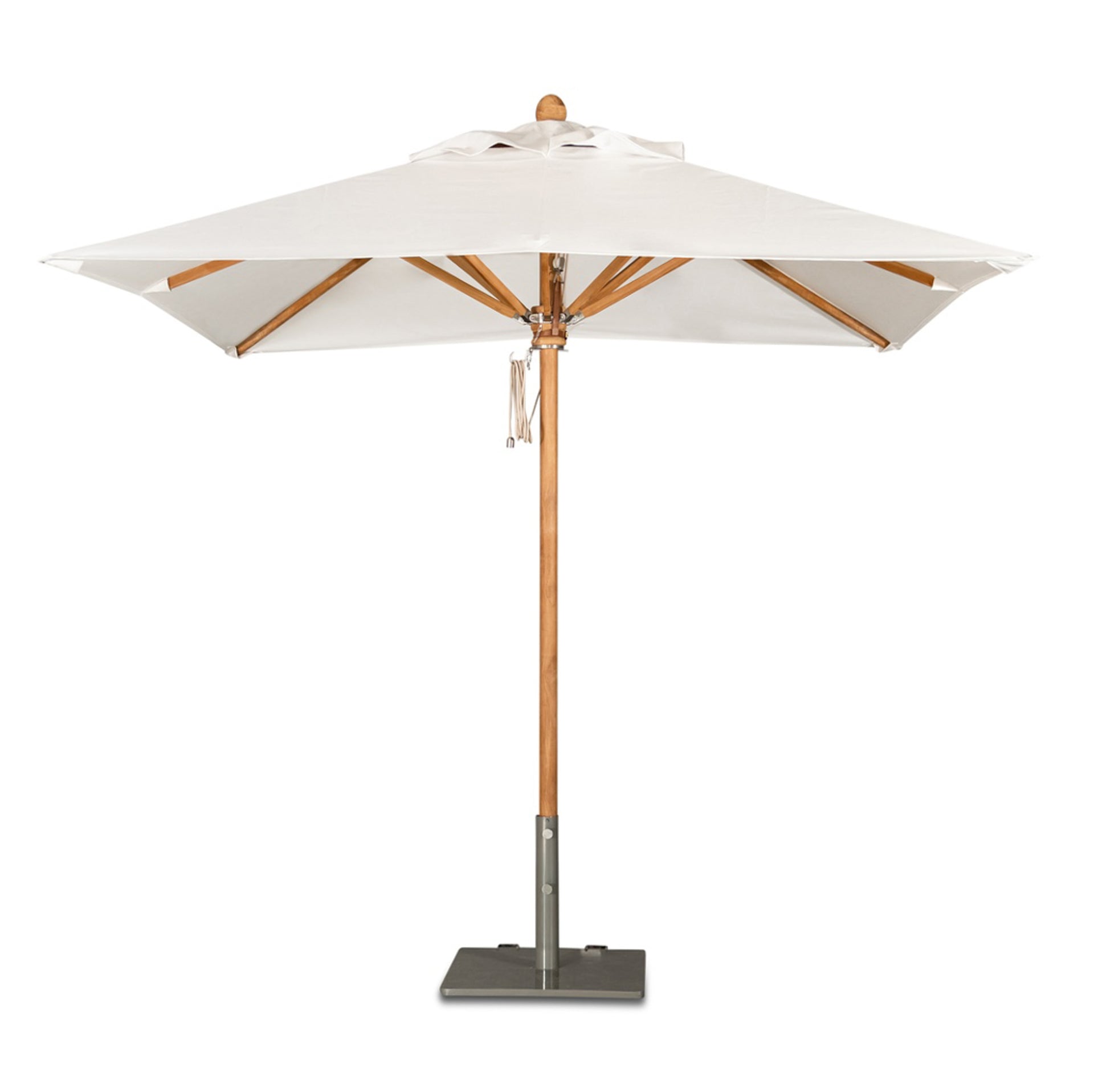 Santa Monica Square Teak Umbrella 8'