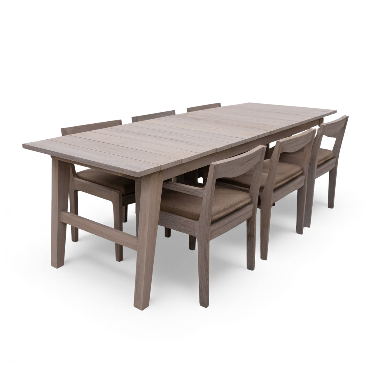 Athena Dining Table Set with Dining Arm Chairs