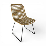 Molly Rope Outdoor Dining Side Chair Teak Warehouse