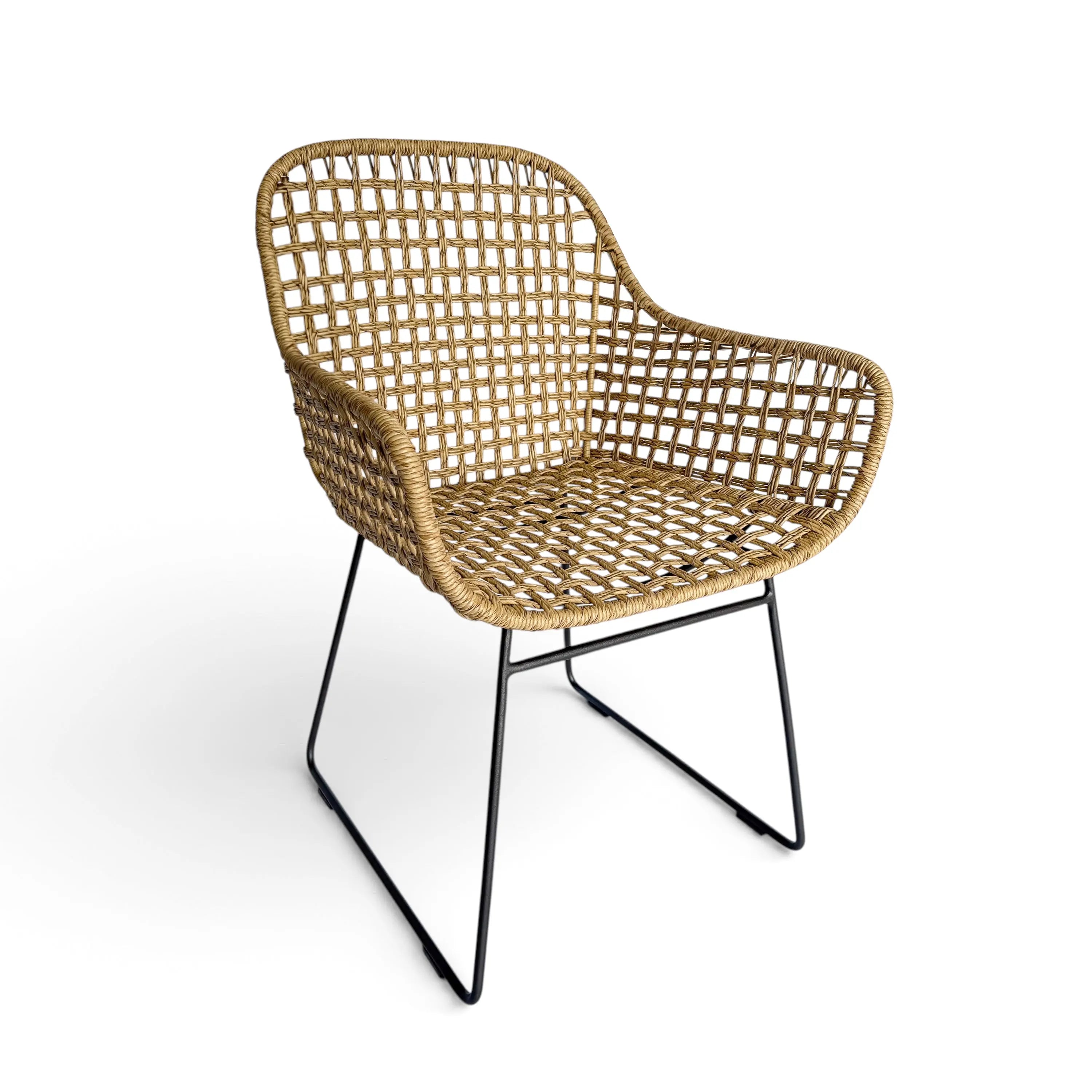 Molly Rope Outdoor Dining Arm Chair Teak Warehouse