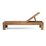 Palm Teak Outdoor Sun Lounger Teak Warehouse