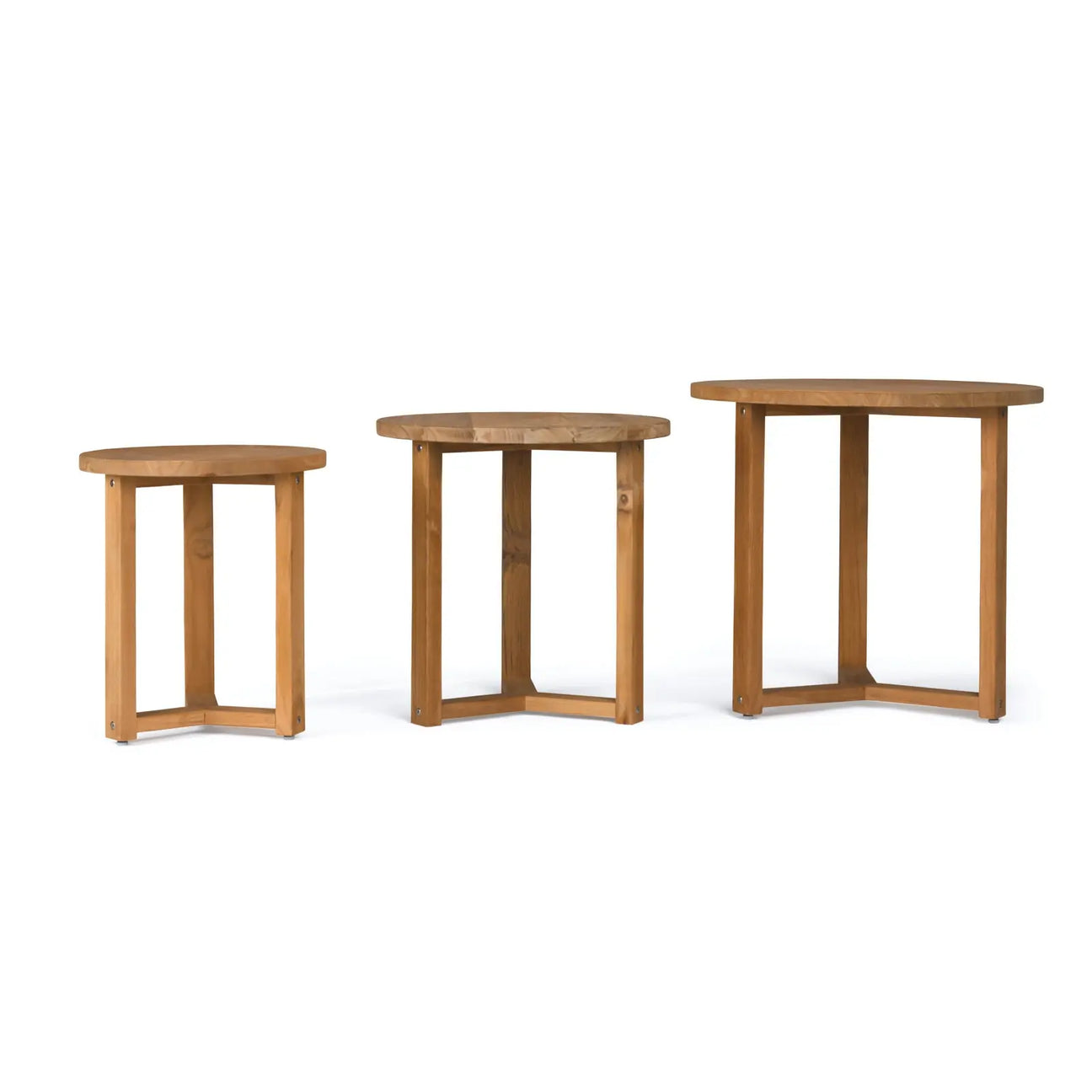 Ying Side Table 15.7" Teak Warehouse