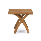 Starboard Teak Outdoor Folding Side Table Teak Warehouse