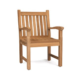 Wave Teak Dining Arm Chair Teak Warehouse