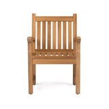 Wave Teak Dining Arm Chair Teak Warehouse