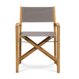 Santorini Teak Outdoor Folding Dining Chair (Taupe) Teak Warehouse