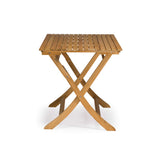 Regatta Rectangle Folding Teak Outdoor Dining Table Teak Warehouse