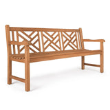 A-Grade Teak 3-Seater Bench Elegant Outdoor Patio Seating 