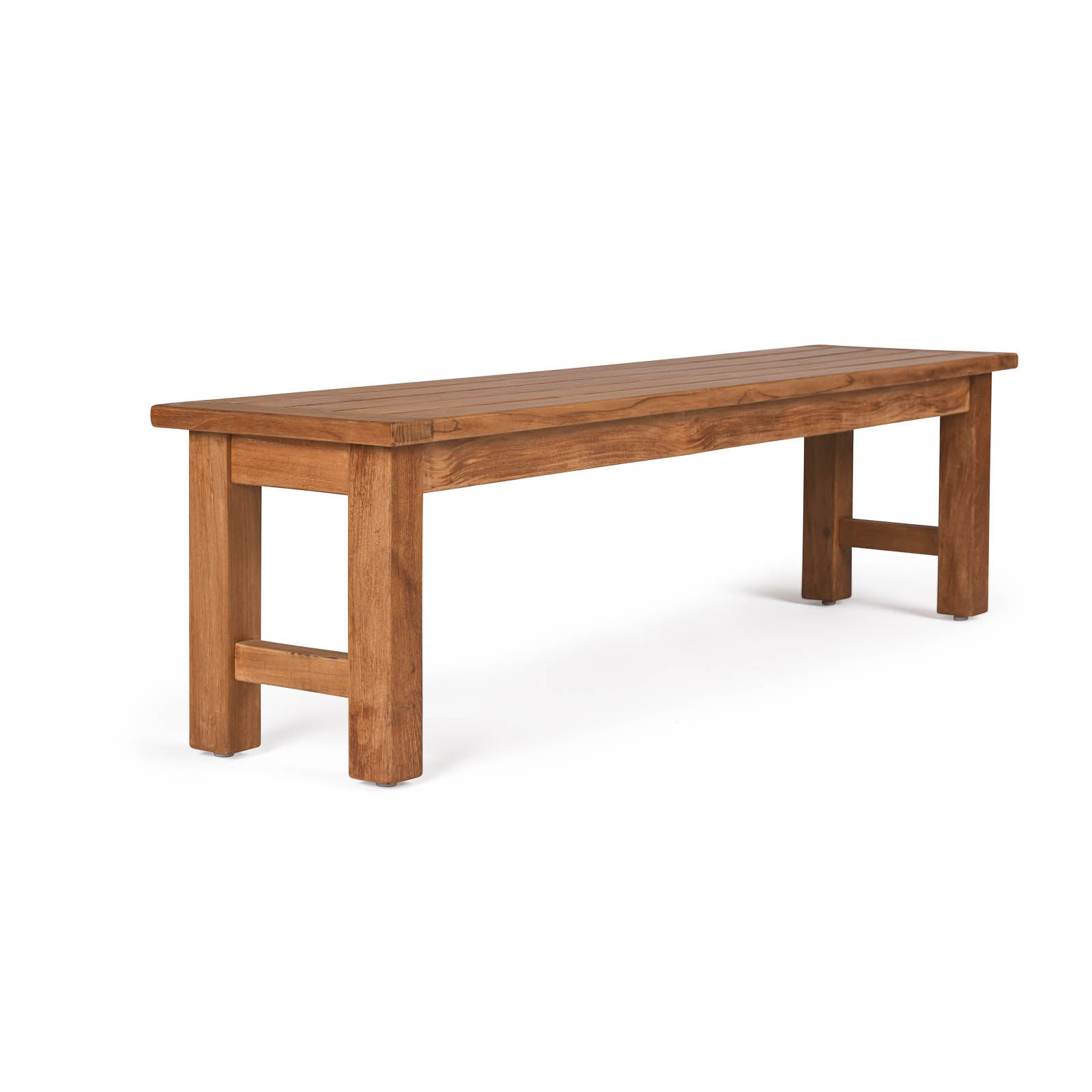 Hampton Teak Outdoor Backless Bench 66"