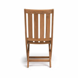 Breeze Teak Outdoor Folding Dining Side Chair Teak Warehouse