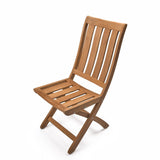 Breeze Teak Outdoor Folding Dining Side Chair Teak Warehouse