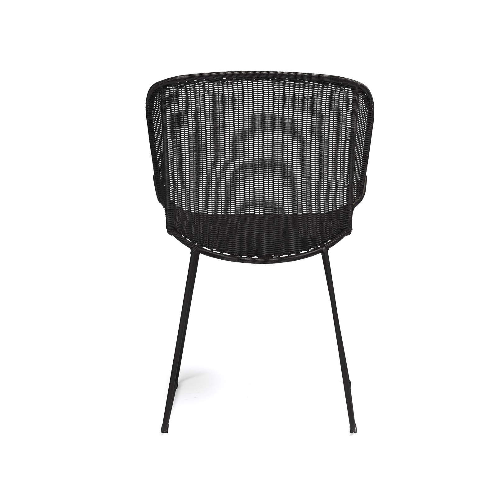 Nairobi Pure Wicker Dining Chair (Black)