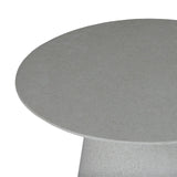 Holly Concrete Outdoor Side Table (Grey) - Teak Warehouse