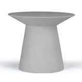 Holly Concrete Outdoor Side Table (Grey) - Teak Warehouse