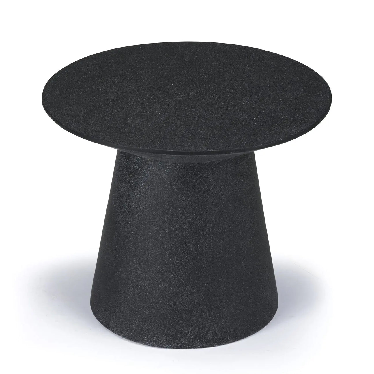 Holly Concrete Outdoor Side Table (Black) - Teak Warehouse